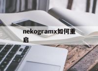 [nekogramx如何重啟]nekogram x登錄不了