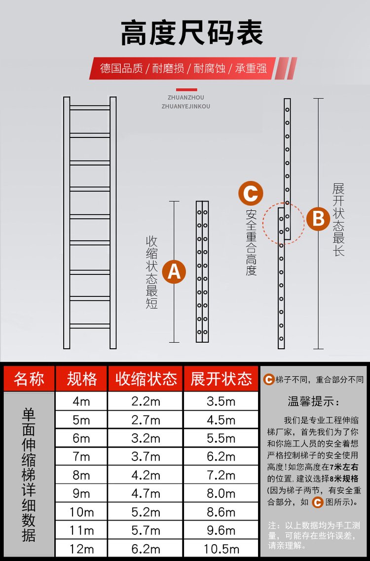 鋁合金單梯子價格圖片,鋁合金梯子價格圖片 伸縮